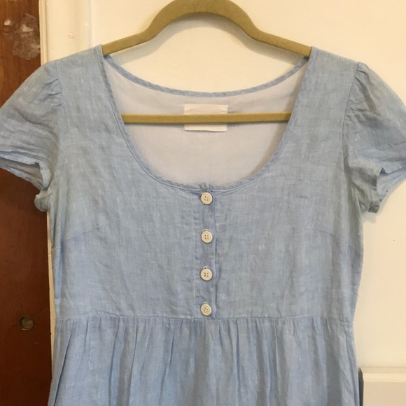 🇨🇦 Act Three Apparel SS’17 linen dress w pockets - Picture 6 of 12